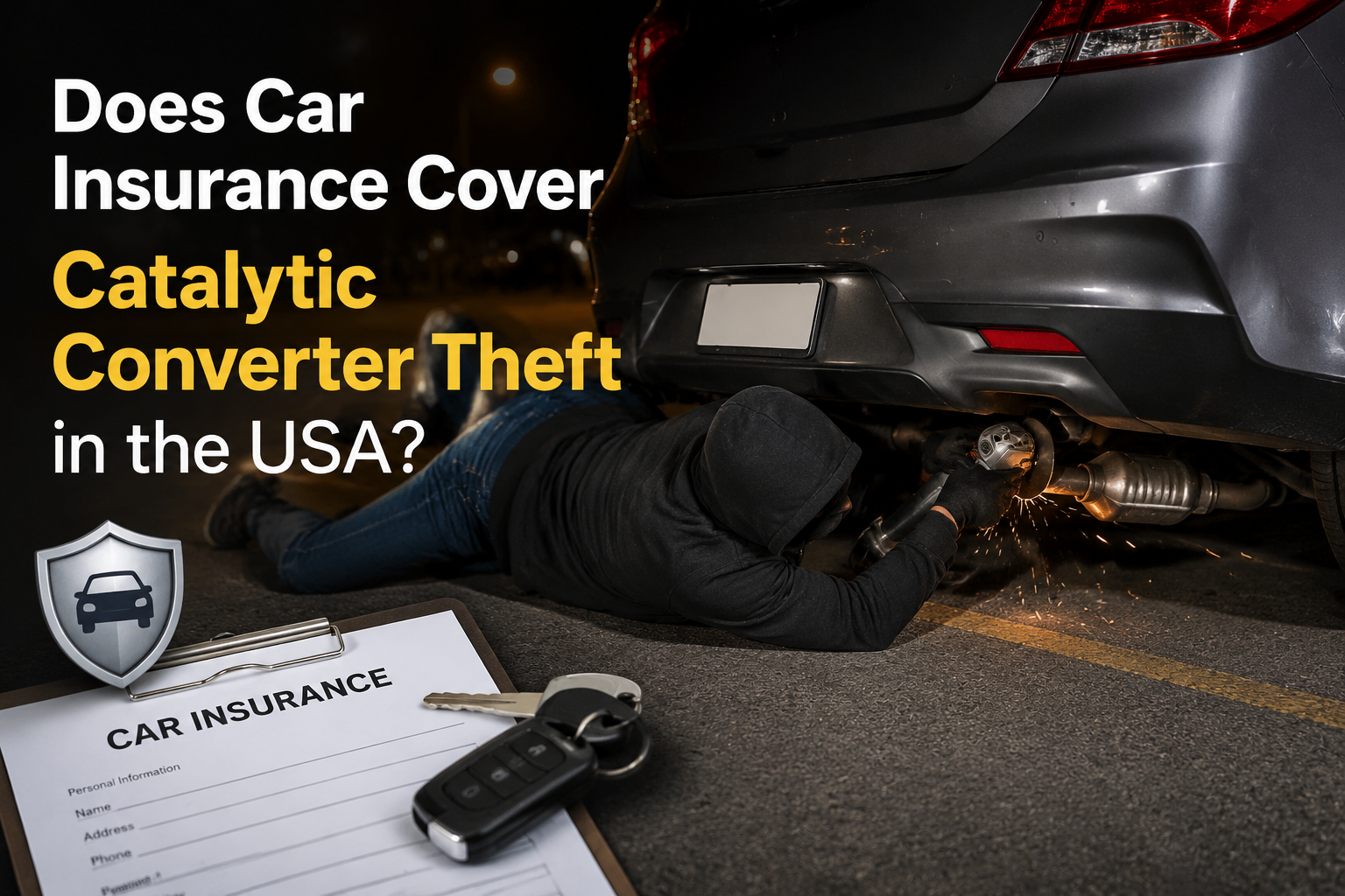 Does Car Insurance Cover Catalytic Converter Theft in the USA? (2026 Guide)