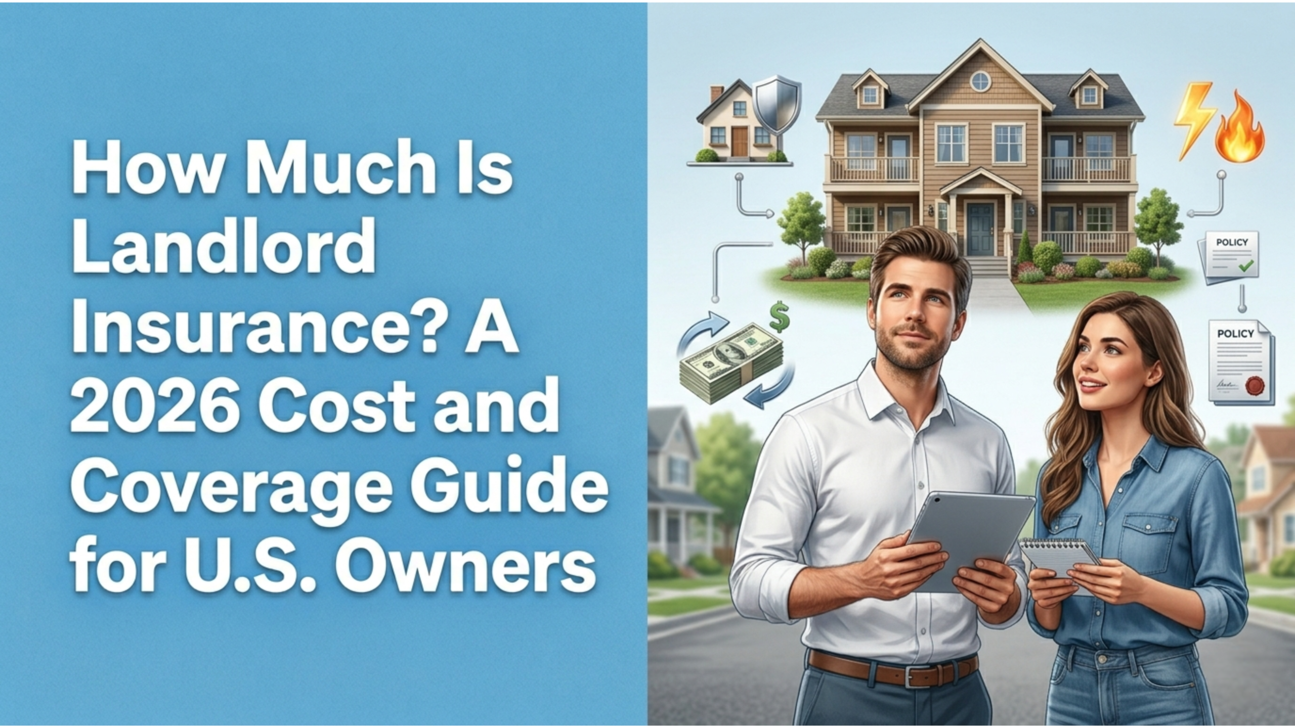 How Much Is Landlord Insurance? 2026 Cost & Coverage Guide (USA) | QuoteJoy